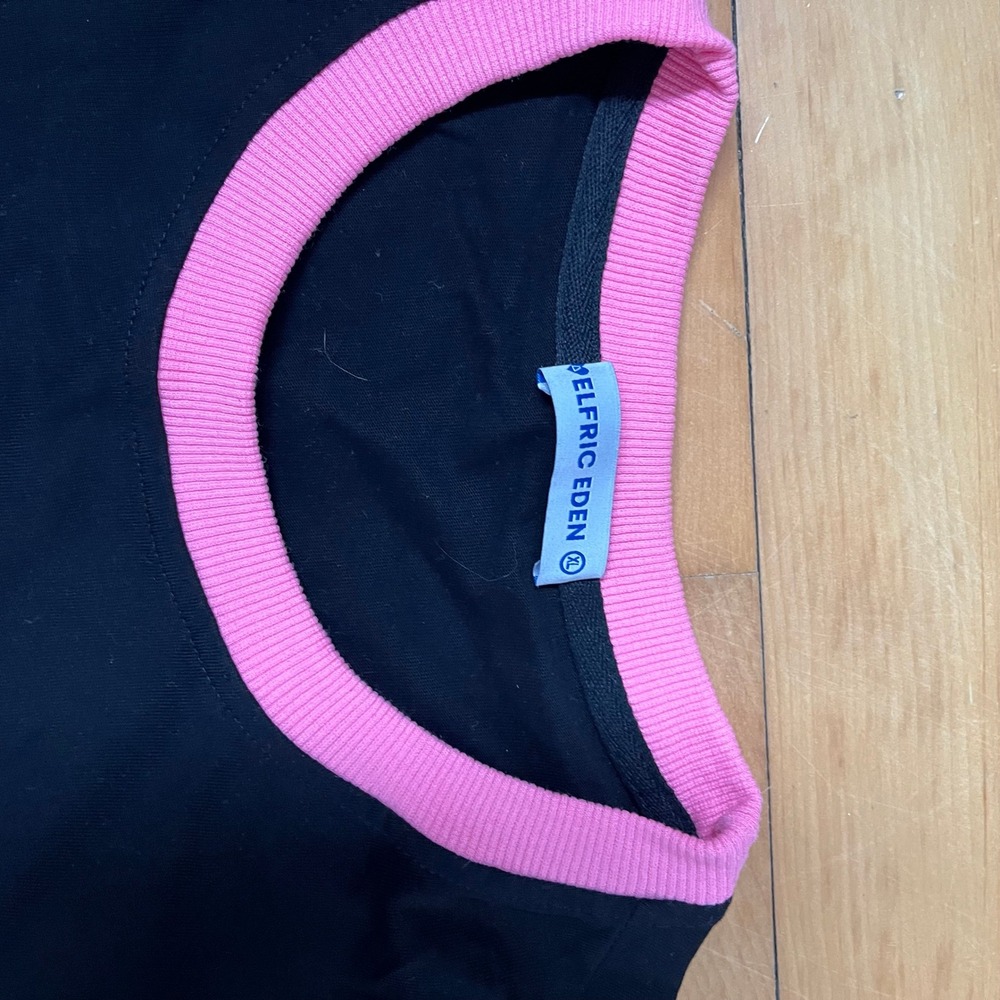 Aelfric Eden The Dreamers Heart Logo Graphic Tee Black Pink XL Streetwear Shirt - Picture 4 of 5